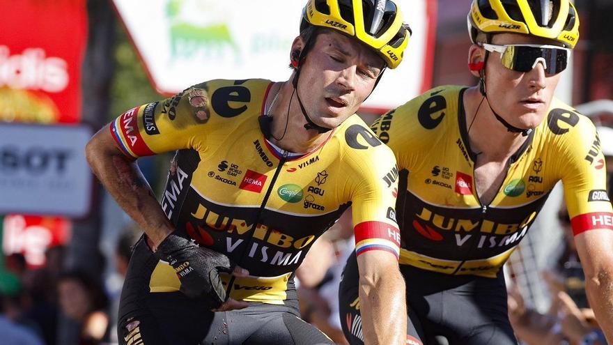 Roglic abandona la Vuelta tras la caída del martes y Enric Mas se coloca segundo