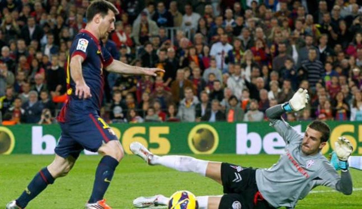 Mano a mano entre Messi y Javi Varas