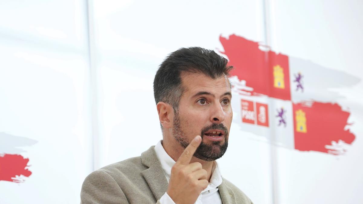 El secretario general del PSOE en Castilla y León, Luis Tudanca, analiza hoy la situación política.