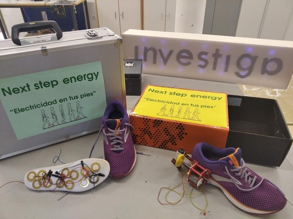 Proyecto ‘Generar energía al andar’ creado por las alumnas de Solana de los Barros.