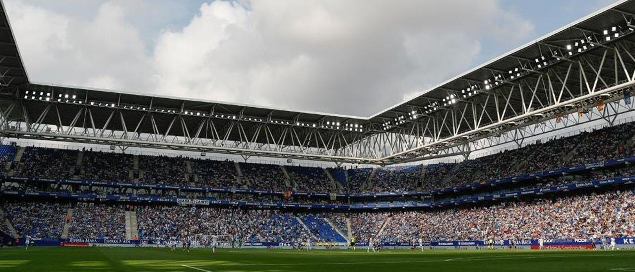 Imagen panorámica del RCDE Stadium, la &#039;casa&#039; del Espanyol.