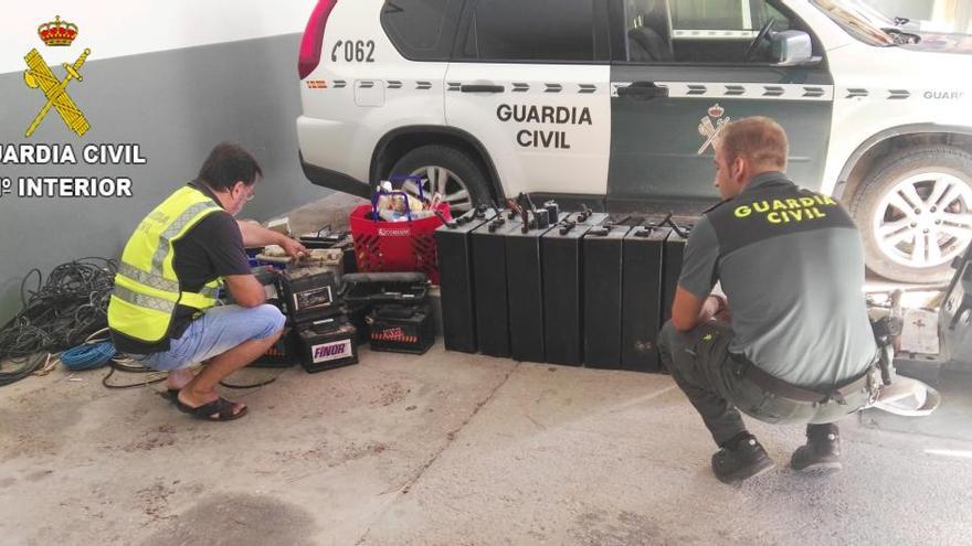 La Guardia Civil desmantela una banda acusada de 40 robos en la Vall d&#039;Albaida