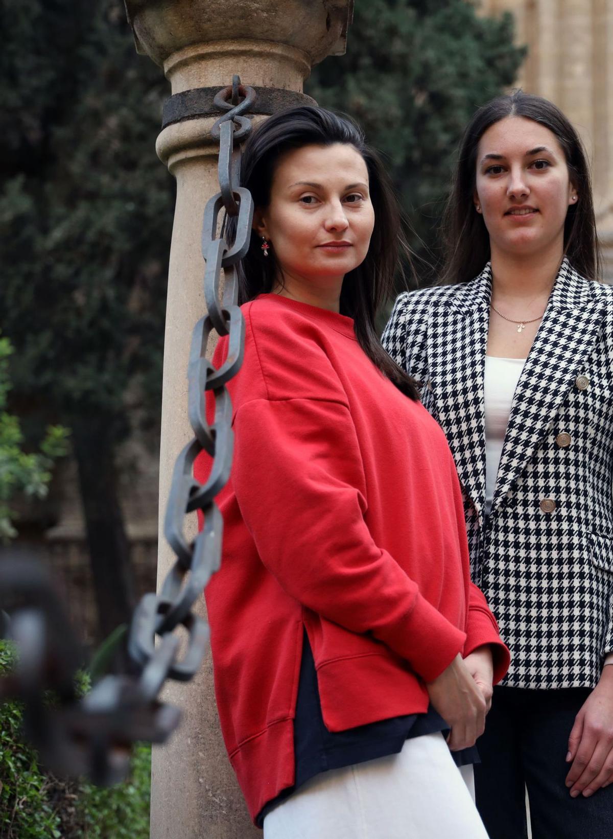 Natalia es de Kiev y Liza de Poltava. | ÁLEX ZEA