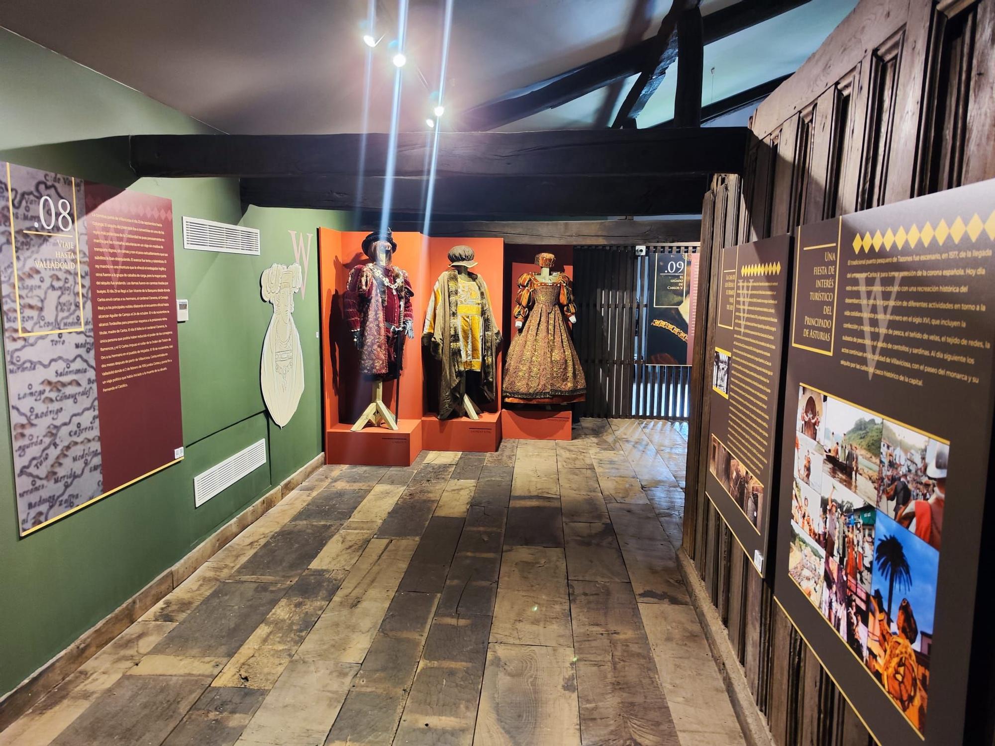 Carlos V regresa a Villaviciosa en forma de holograma: así ha sido la renovación de su exposición en la Casa de los Hevia