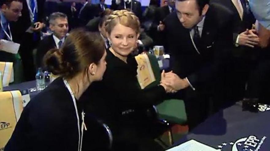 Julia Timoshenko, ovacionada en Dublín
