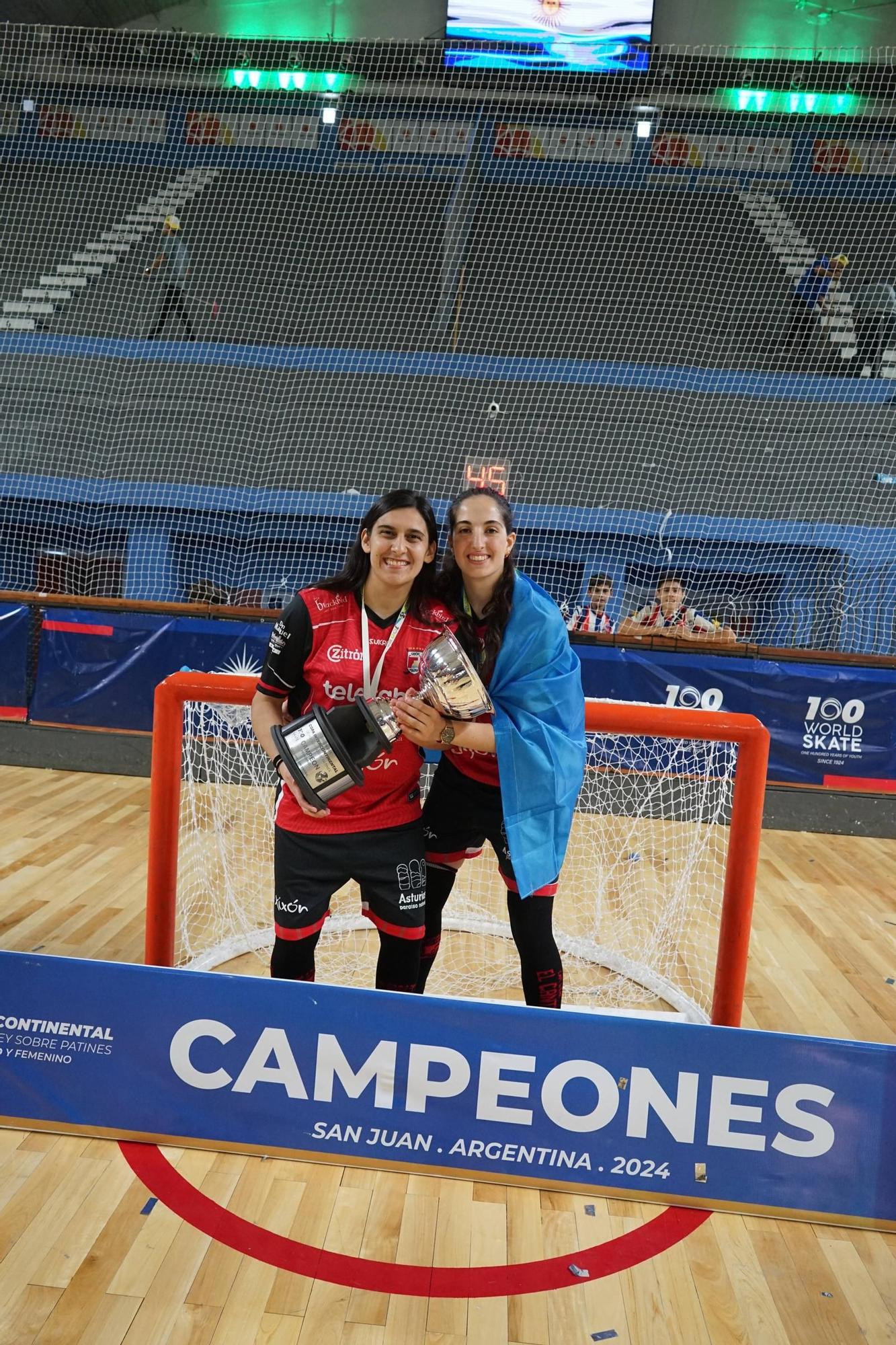 EN IMÁGENES: El Telecable Gijón de hockey hace historia y ya son campeonas del mundo