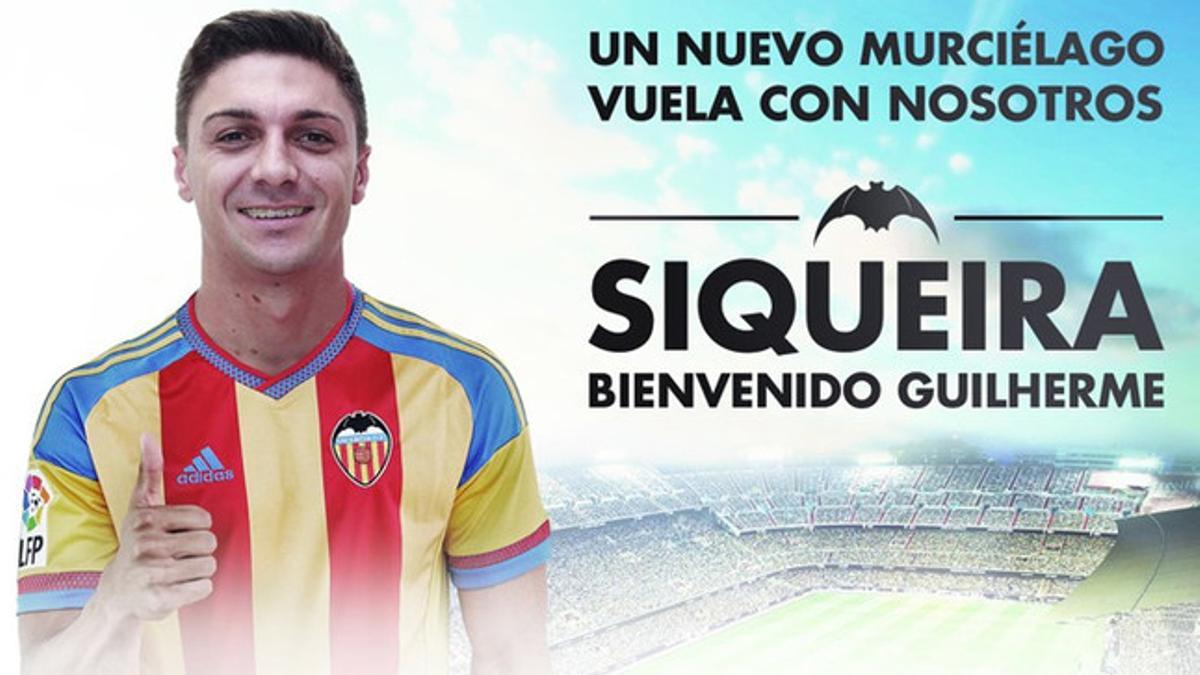 Siqueira, nuevo jugador del Valencia
