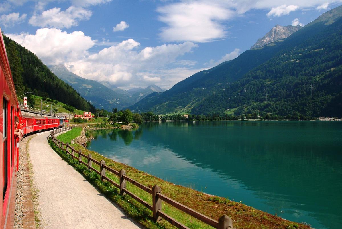 Bernina express, tren patrimonio de la humanidad, Suiza