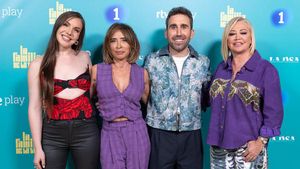 Inés Hernand, María Patiño, Aitor Albizua y Belén Esteban