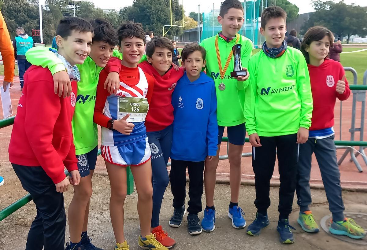 L'equip sub-12 de l'Avinent Manresa va guanyar per equips gràcies als tres primers que van puntuar