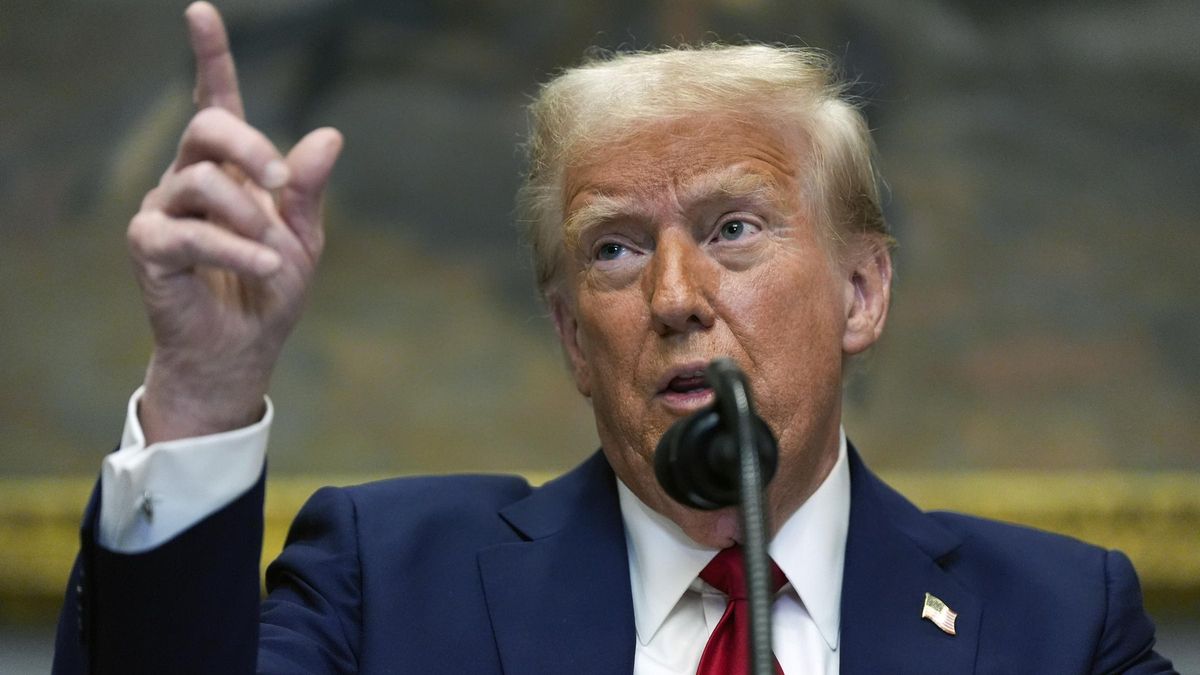Donald Trump, durante su investidura como 47 presidente de EEUU.