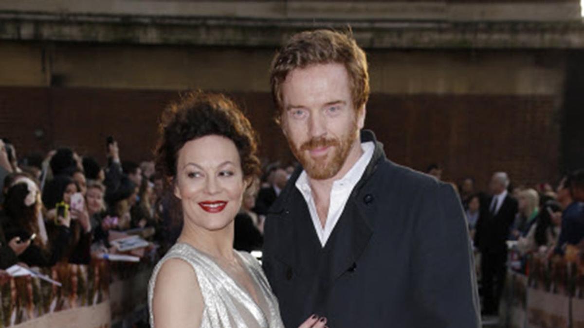 Helen McCroy y su marido Damian Lewis