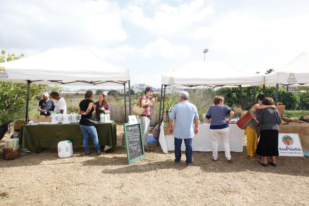 Primera Feria de productos ecológicos de Ibiza.