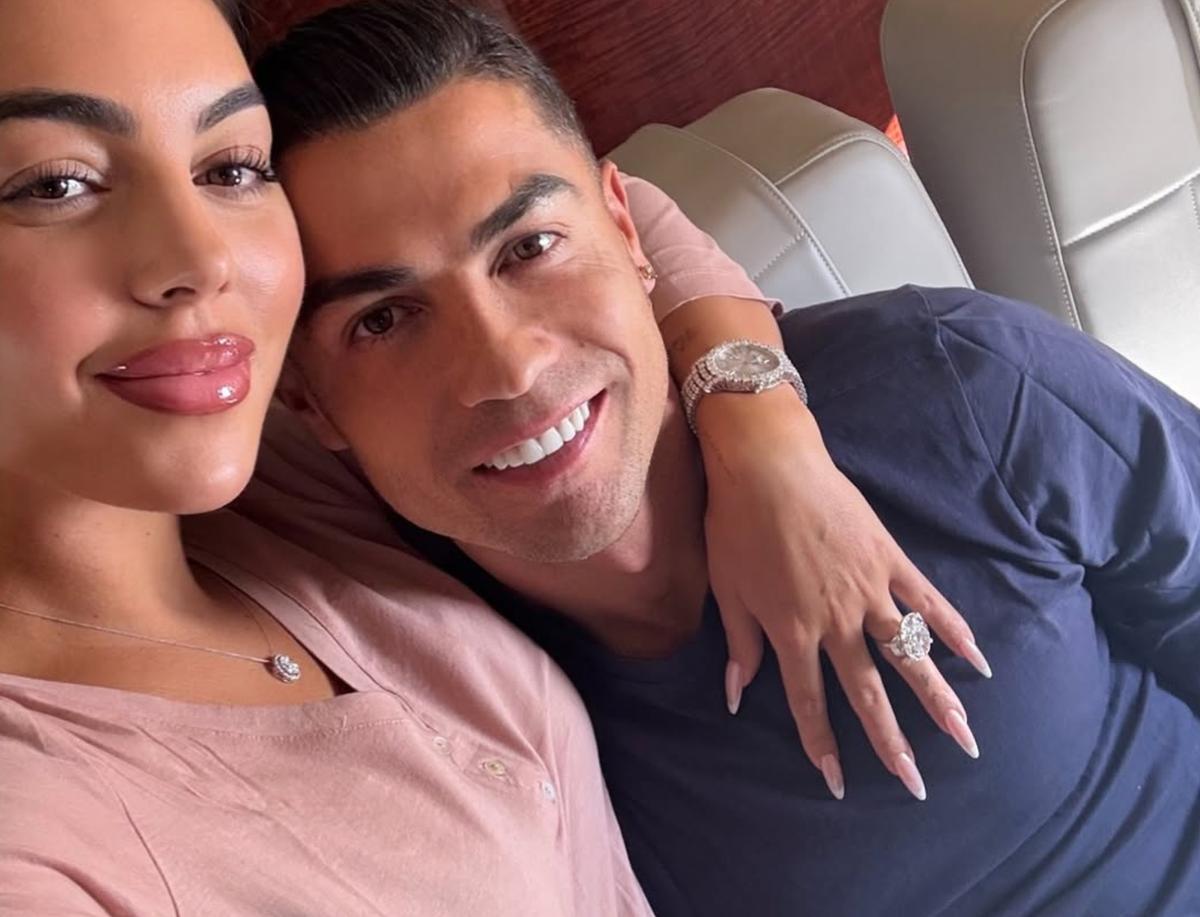 La pedicura de uñas color negro de Cristiano Ronaldo
