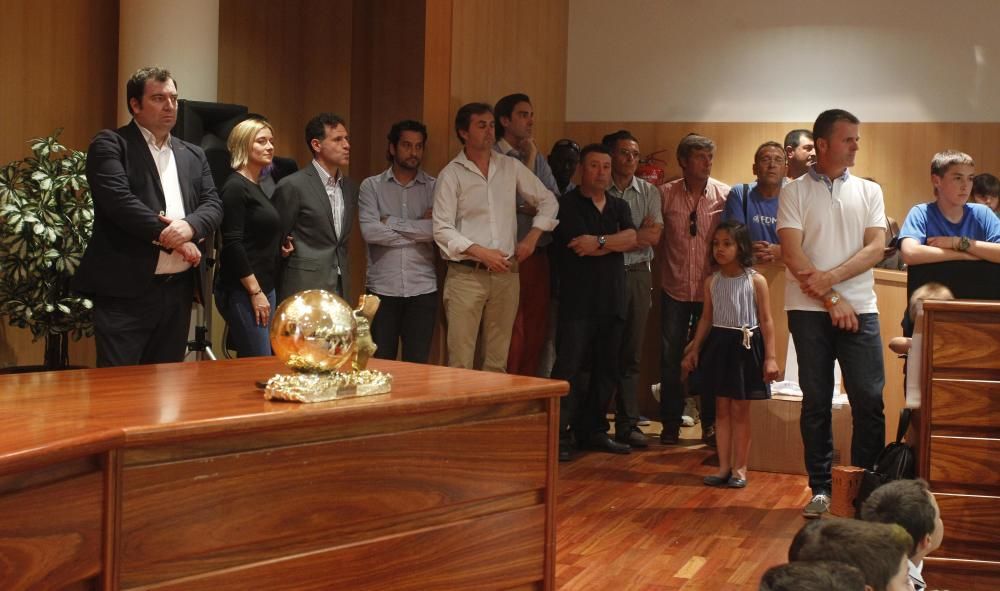 Entrega del Baló d'Or 2015 a Jaume en Almenara