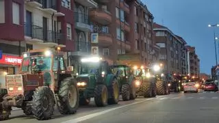 Un centenar de tractores toman las calles de Benavente convocados por redes sociales