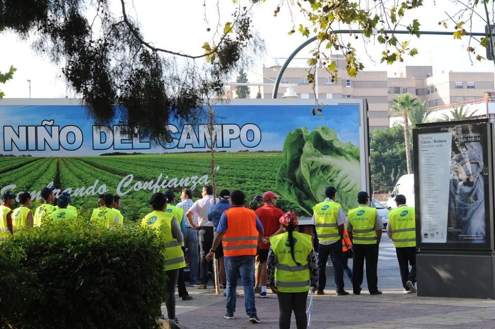 Los tractores a su paso por el Auditorio