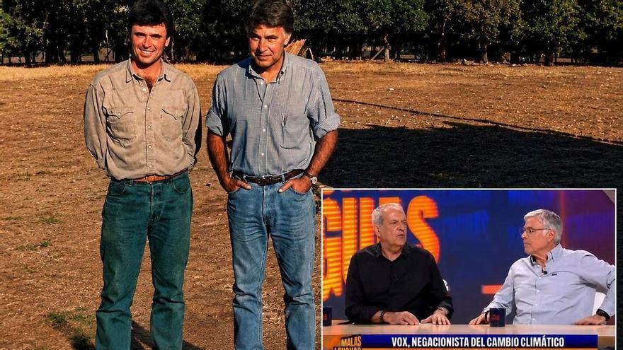 Paco Castañares y Javier Aroca en el programa Malas Lenguas de La 2 de TVE