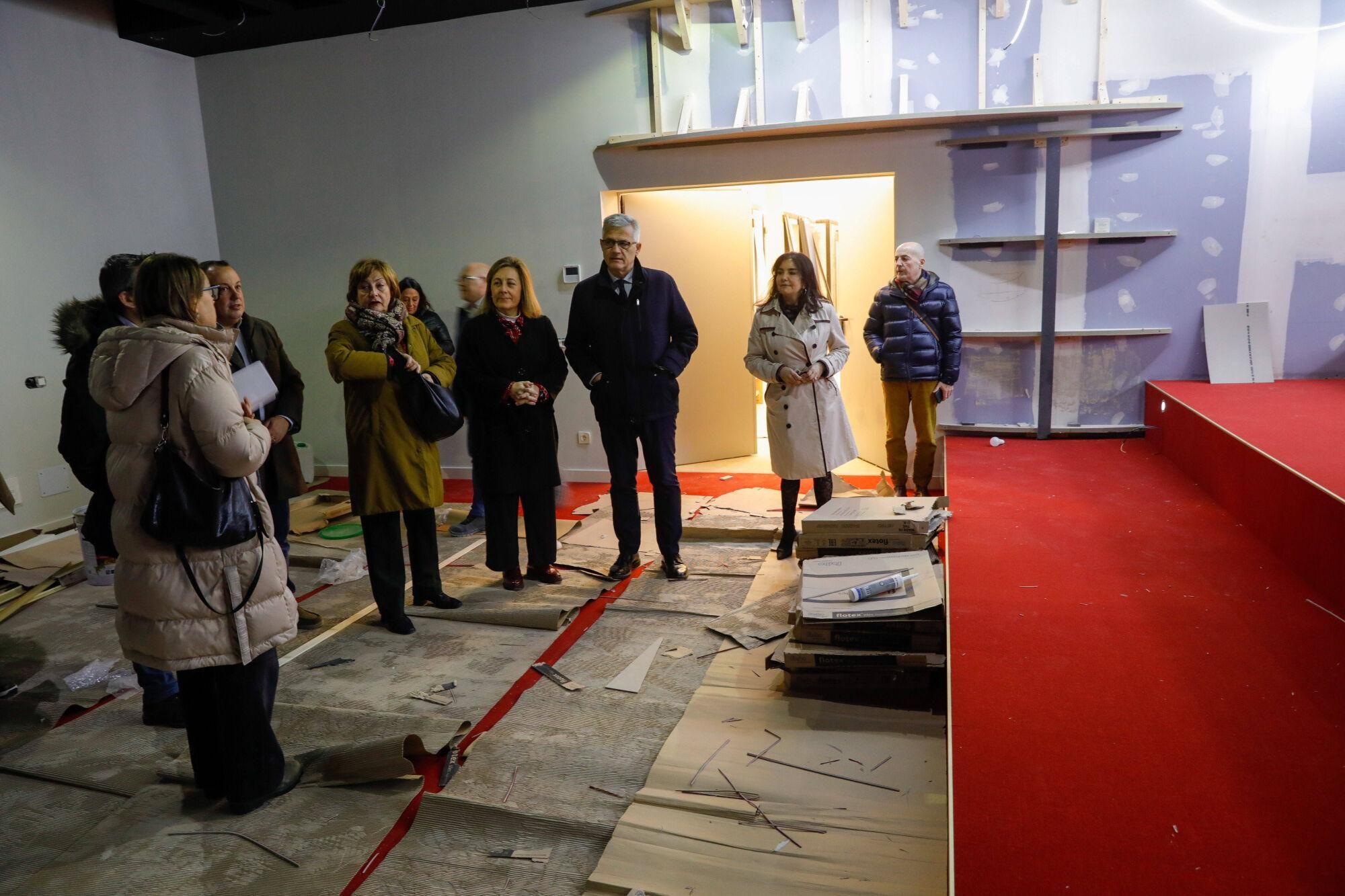 En imágenes: Así avanzan por dentro las obras en la nueva sede del Conservatorio de Avilés