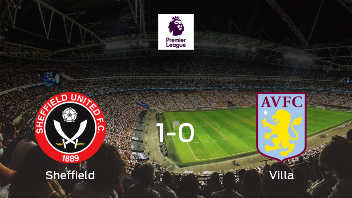 Victoria del Sheffield Utd por la mínima frente al Aston Villa (1-0)