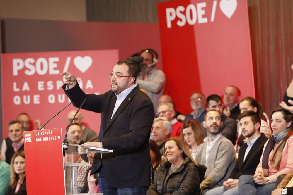 Mitín de Pedro Sánchez en Gijón