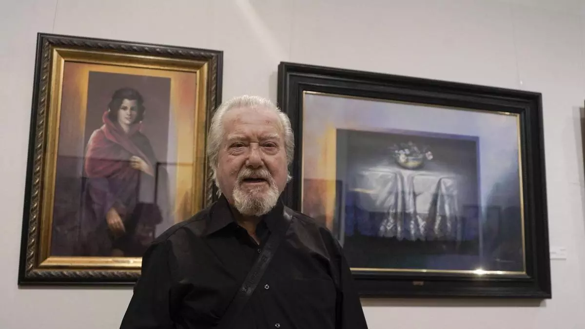 Rafael López Pozo, pintor de Manresa: "Em criticaven per fer servir el pastel"