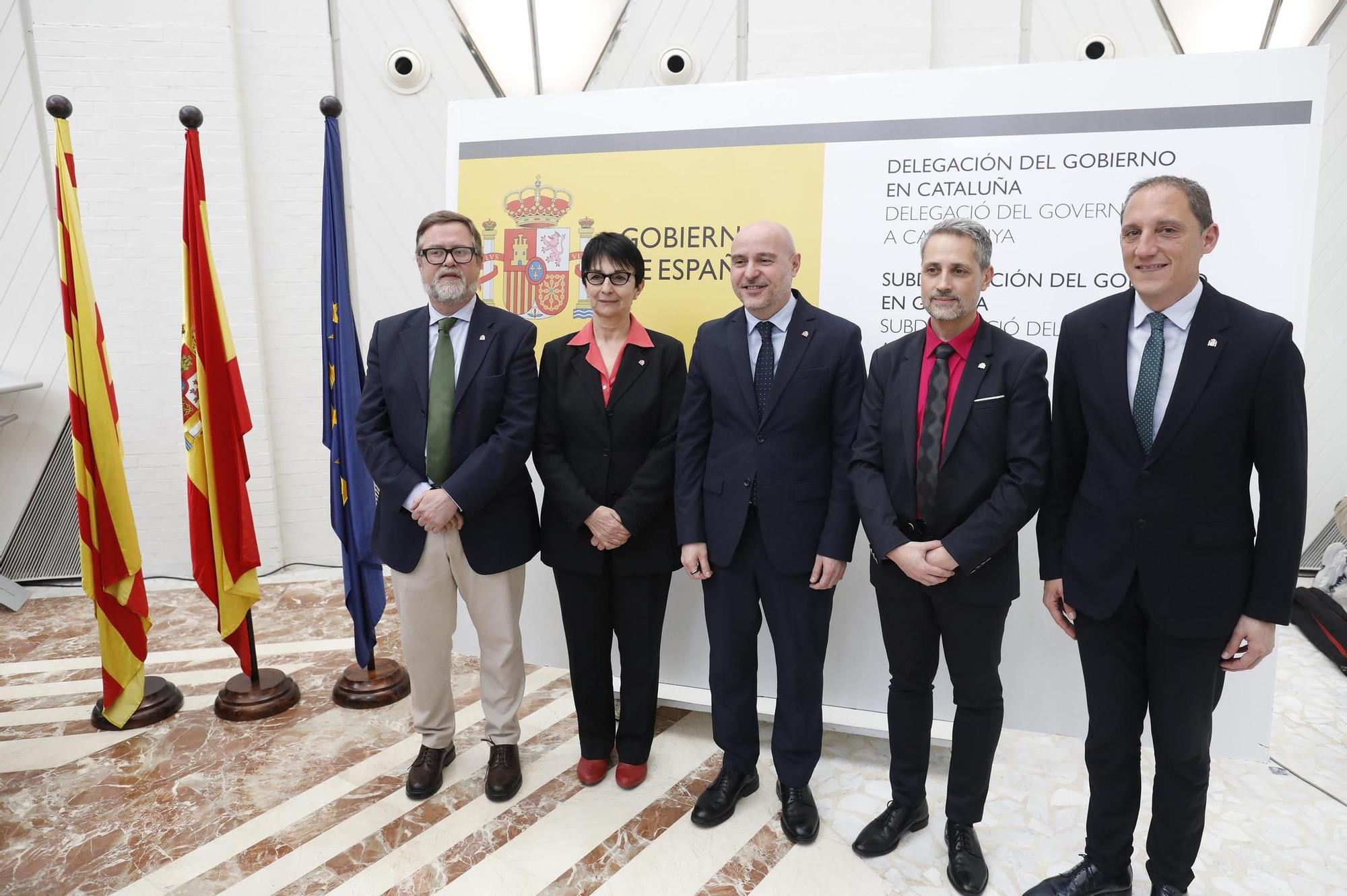 Presa de possessió de Pere Parramon com subdelegat del Govern a Girona