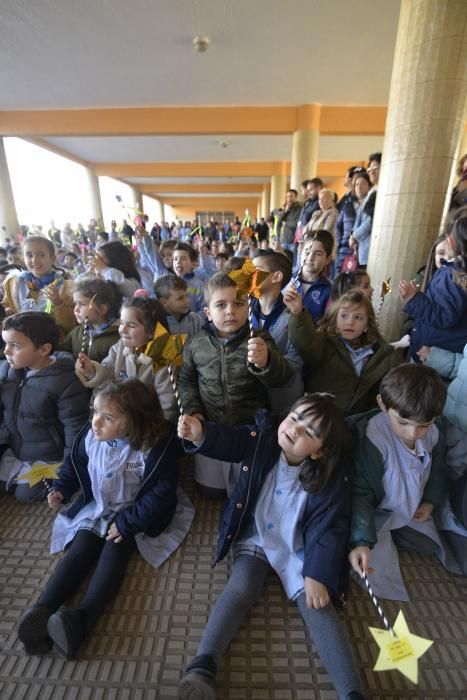 Actos por la paz en el Luisa de Marillac