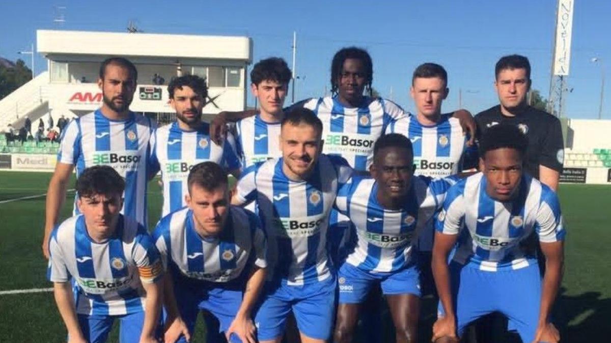 Once titular del CF Gandia en el Municipal La Magdalena de Novelda