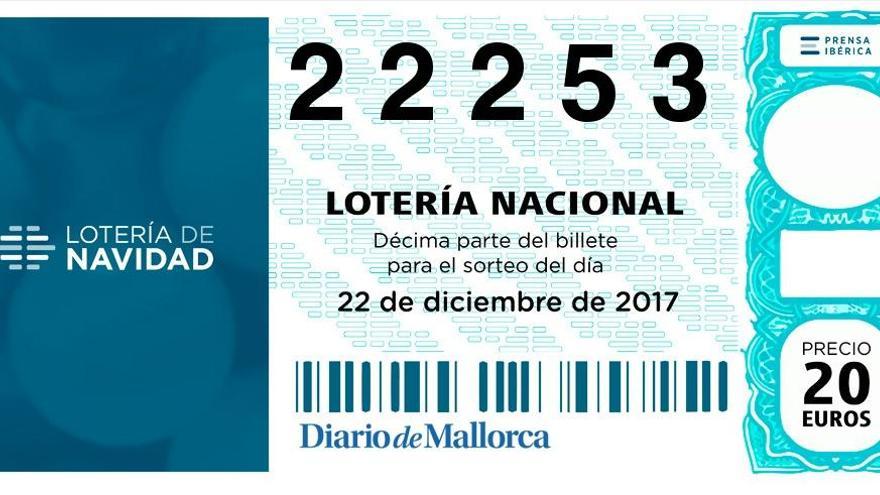 Lotería de Navidad: 22253, quinto premio vendido en Portopí y s&#039;Arenal