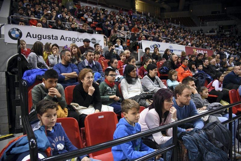 Entrenamiento a puerta abierta del Tecnyconta Zaragoza