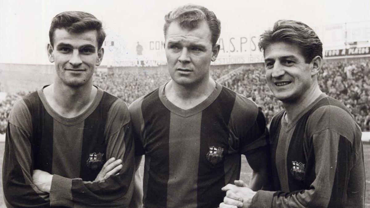 Kocsis, Kubala y Czibor jugaron en el Ferencvaros antes de recalar en el Barça