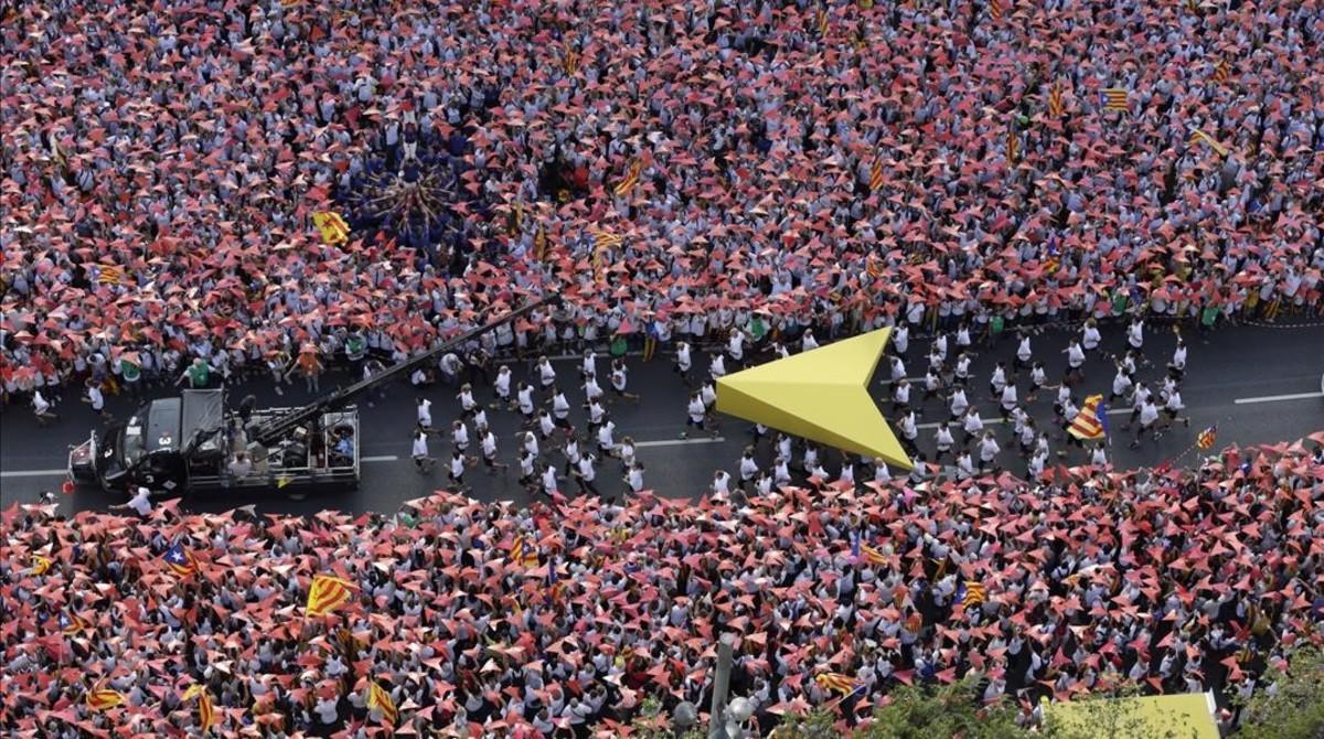 Una imagen de la Diada del 2015. 