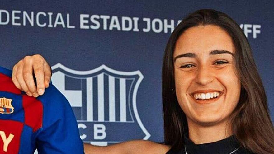 La sesrovirenca  Jana Fernández entra  en la dinàmica del primer equip del Barça