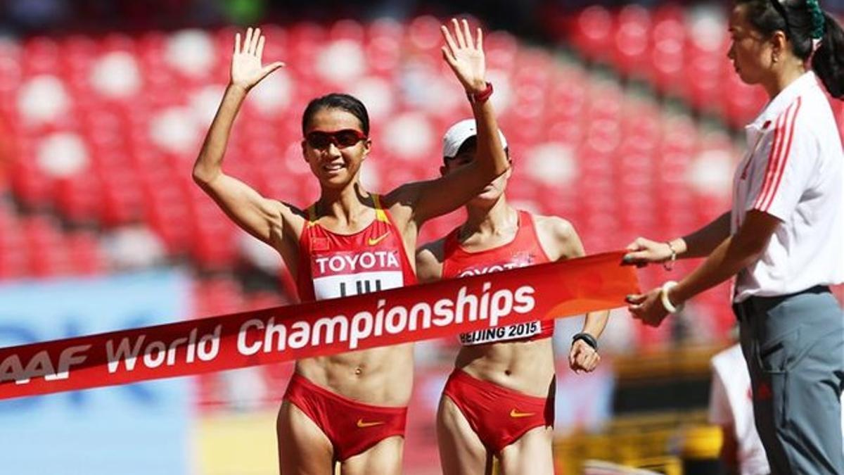 Las atletas chinas planificaron la prueba de los 20 kilómetros al milímetro