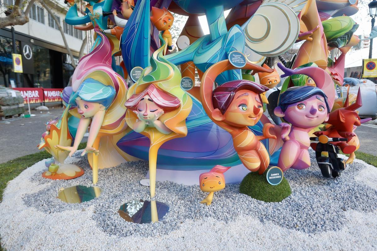 Una falla con Alma: el monumento con el que Exposición-Micer Mascó quiere alcanzar la gloria en Infantil