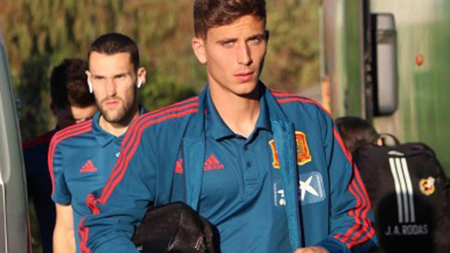 Pau Torres, en una imagen con la selección española sub 21.