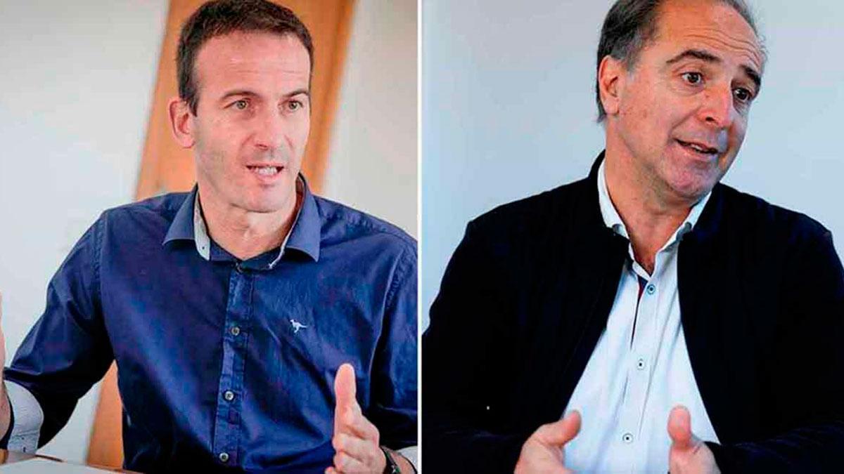 Jordi Mora, presidente de PIMEM , y Antoni Fuster, presidente de Pimeco