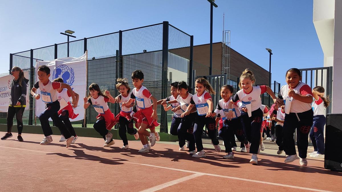 Imagen de la 'Carrera Solidaria' organizada por el Colegio Arenas Internacional.