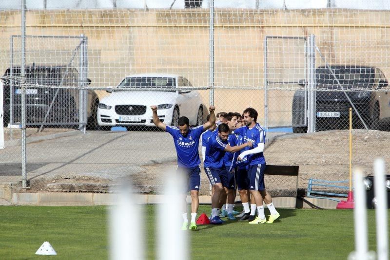 EL Zaragoza prepara el partido contra el Mirandés