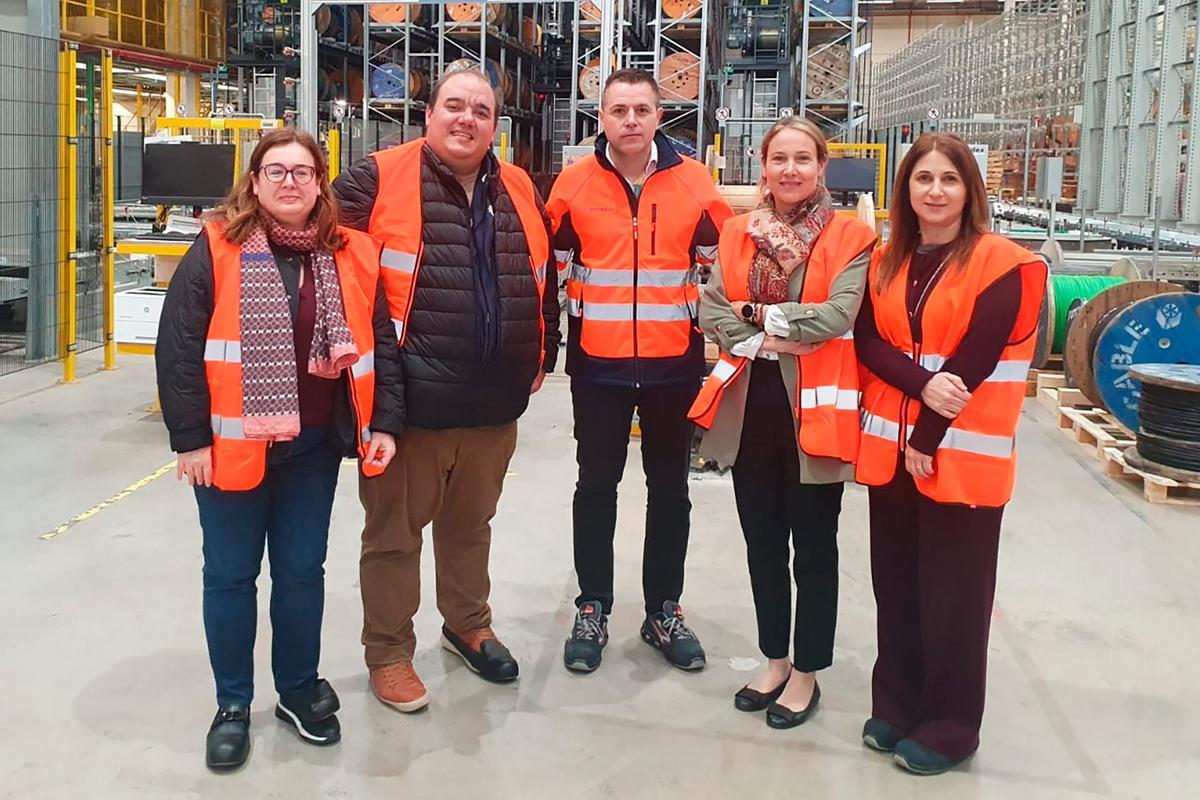 Visita del edil de Promoción económica a la empresa