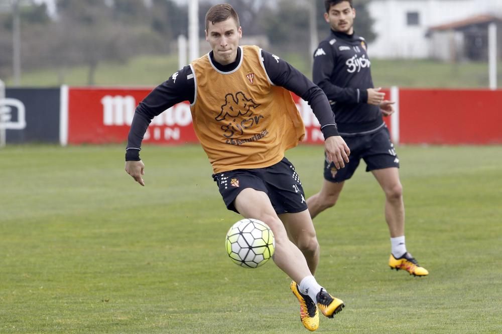 Entrenamiento del Sporting