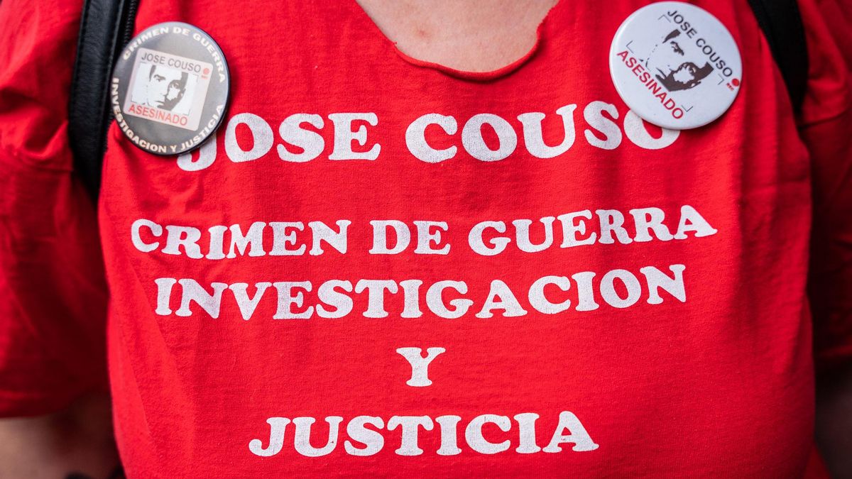 Concentración por los 20 años del fallecimiento del periodista José Couso en Madrid