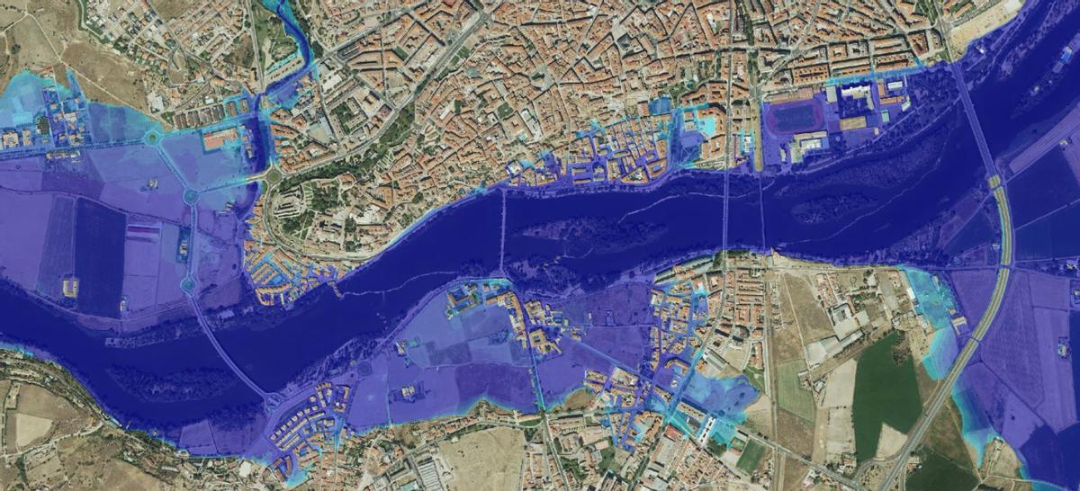 Crecidas históricas del río Duero en Zamora