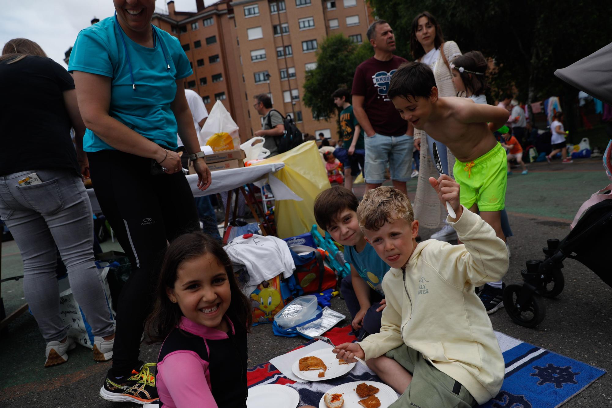 Así fue la última jornada escolar en Avilés