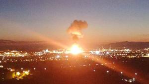 Explosión en la petroquímica de Tarragona.