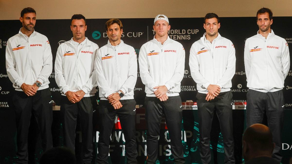 El equipo español de la Copa Davis