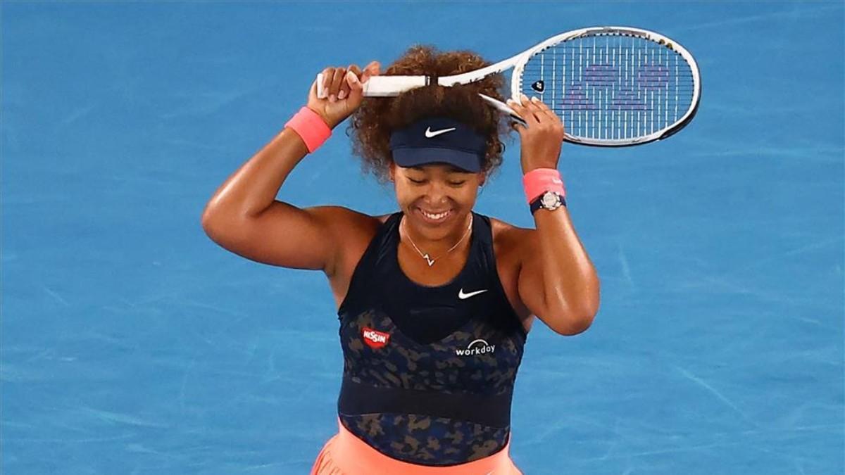Naomi Osaka, durante el Open de Australia.