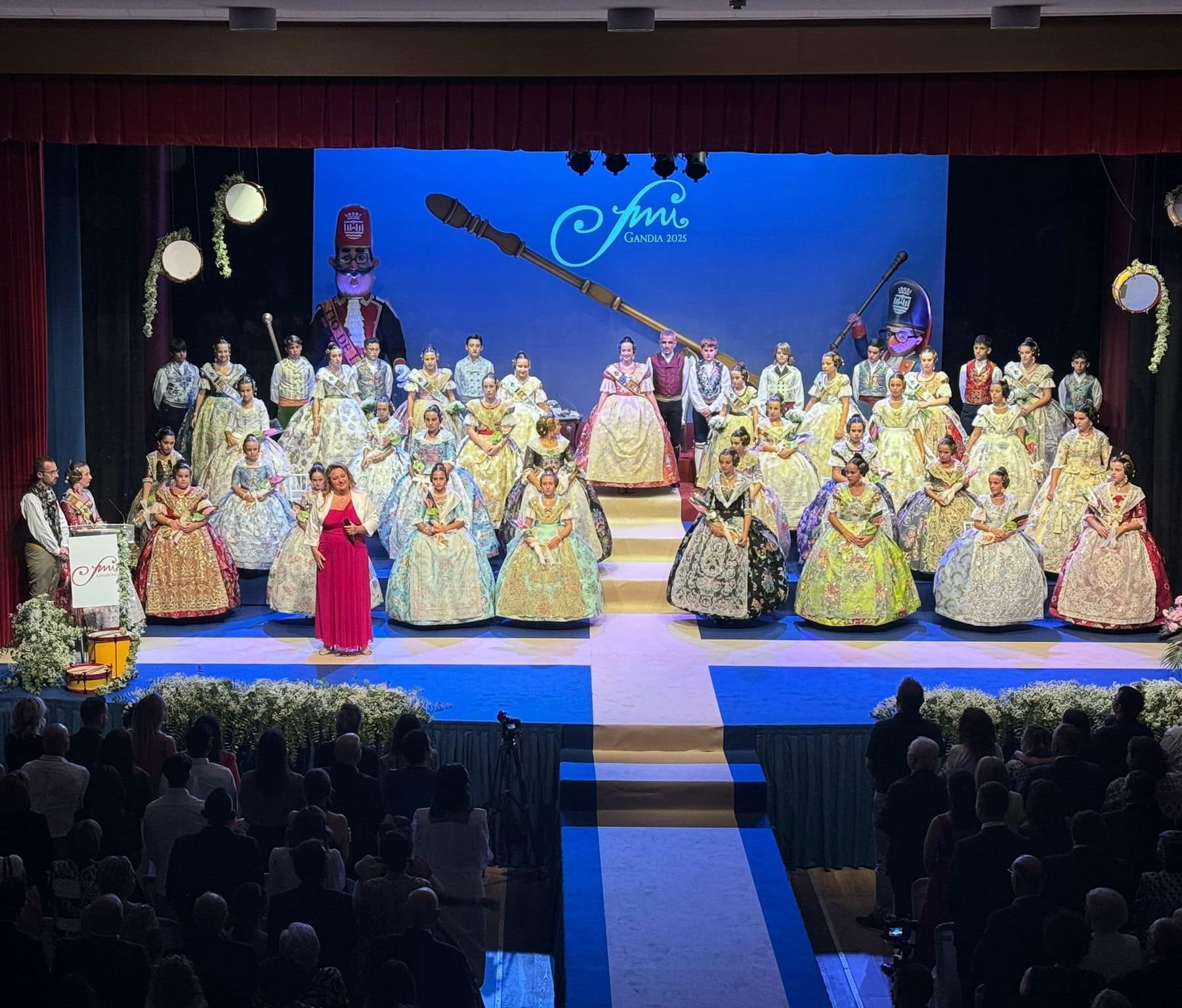 Presentación de las Falleras Mayores de Gandia