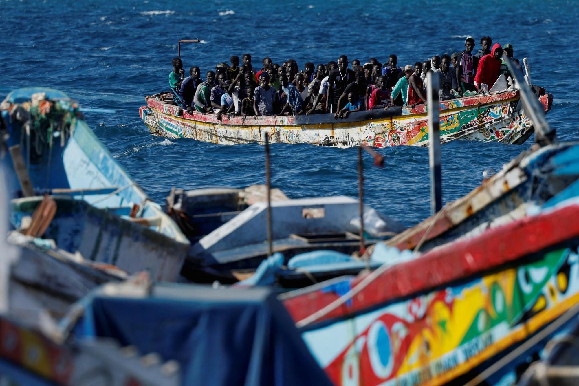 Llegada de migrantes a Gran Canaria